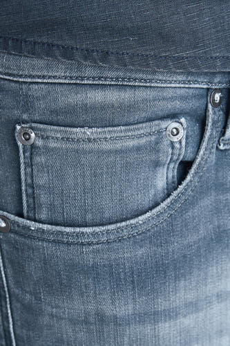 Jean slim - denim gris moyen