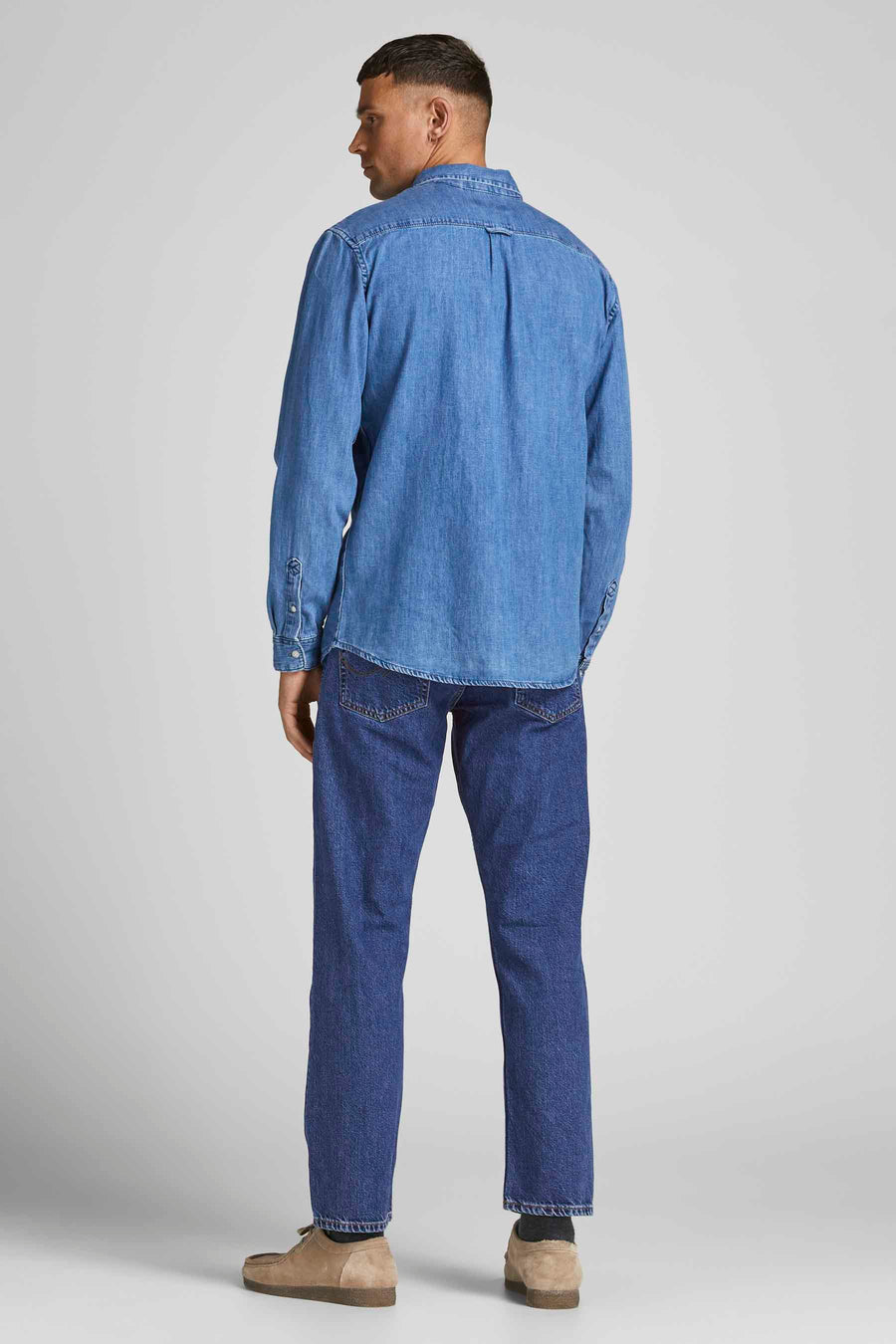 Tapered jeans - mid blue denim - JACK & JONES JEANS INTELLIGENCE