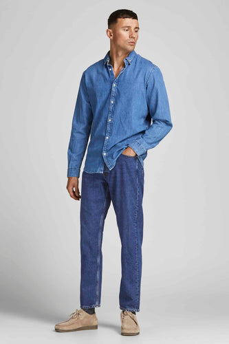 Tapered jeans - mid blue denim - JACK & JONES JEANS INTELLIGENCE