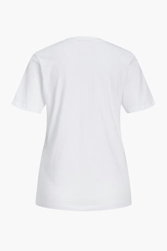 T-shirt blanc de JJXX, vu de l'arrière, avec des manches courtes et un col rond.