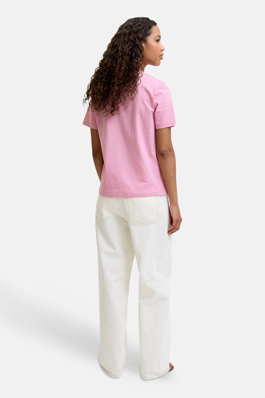 Top uni manche courte rose - JJXX