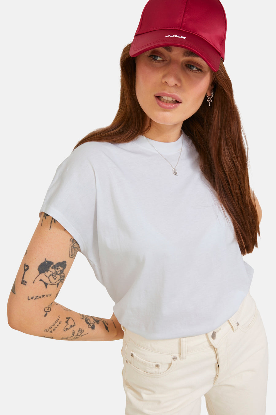 T-shirt met korte mouwen - wit - JJXX