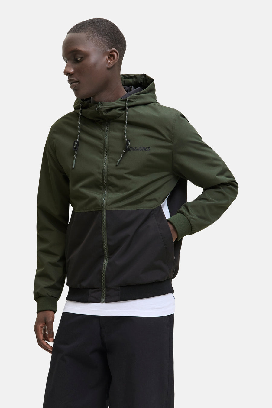 Regenjas - Groen - ORIGINALS BY JACK & JONES