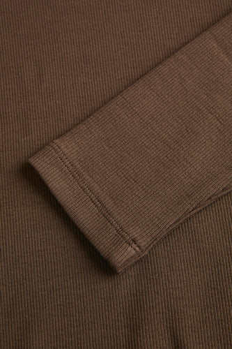 T-shirt met lange mouwen - bruin - JJXX