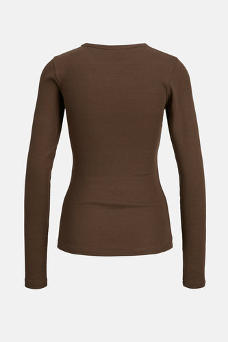 T-shirt met lange mouwen - bruin - JJXX