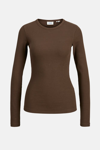 T-shirt met lange mouwen - bruin - JJXX