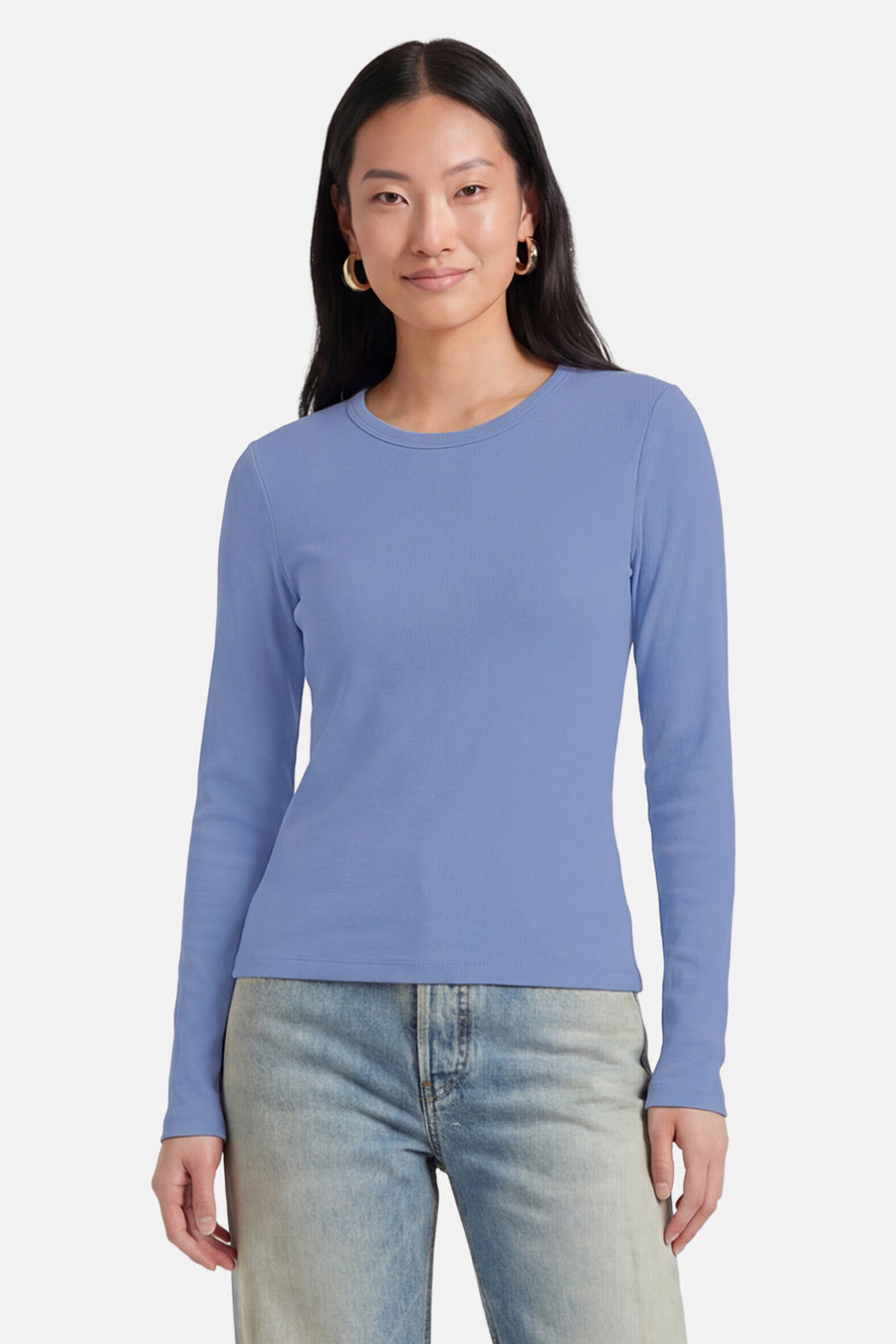 T-shirt met lange mouwen - blauw