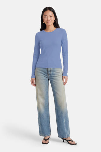 T-shirt met lange mouwen - blauw