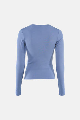T-shirt met lange mouwen - blauw