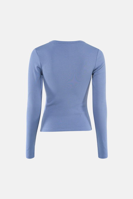 T-shirt met lange mouwen - blauw