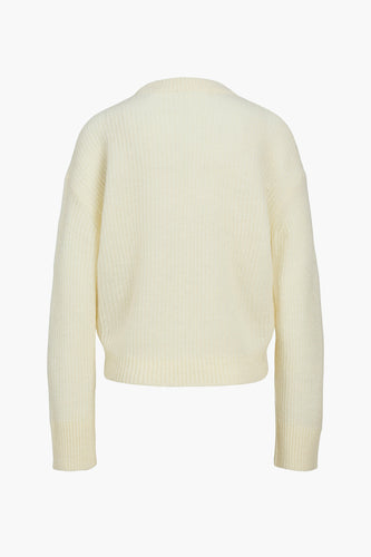 Pull met ronde hals - wit - JJXX