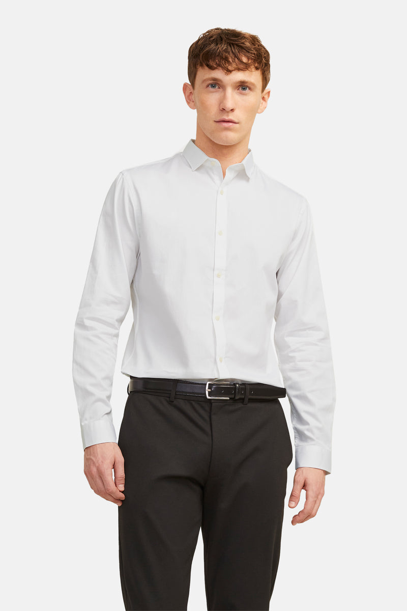 Chemise &agrave; manches longues - blanc