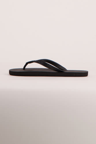 Blauwe slippers van ACCESSORIES BY JACK & JONES, effen design en rubberen bandjes.
