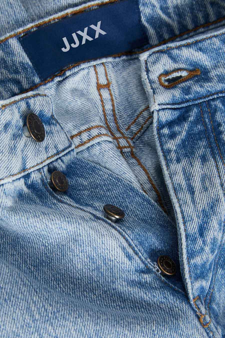 Jean &agrave; coupe droite - bleu