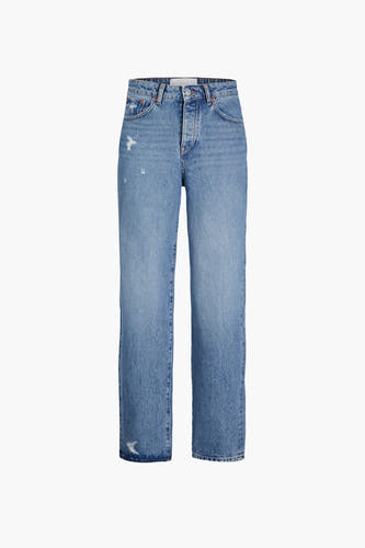 Straight jeans - mid blue denim