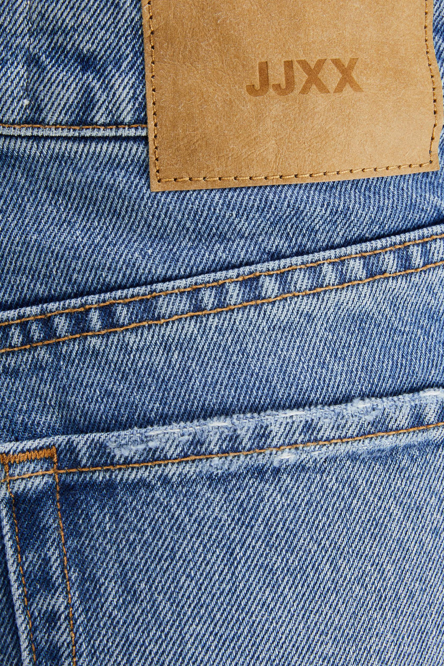 Straight jeans - mid blue denim