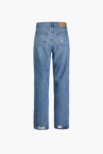 Straight jeans - mid blue denim