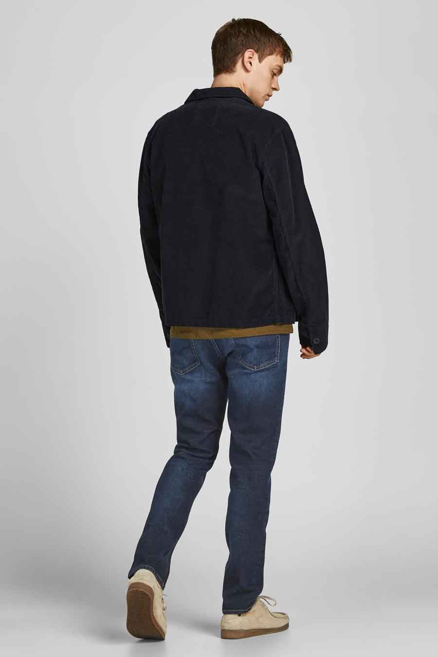 Straight jeans - dark blue denim