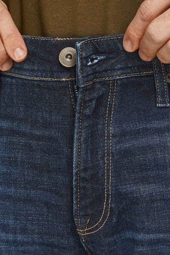 Straight jeans - dark blue denim