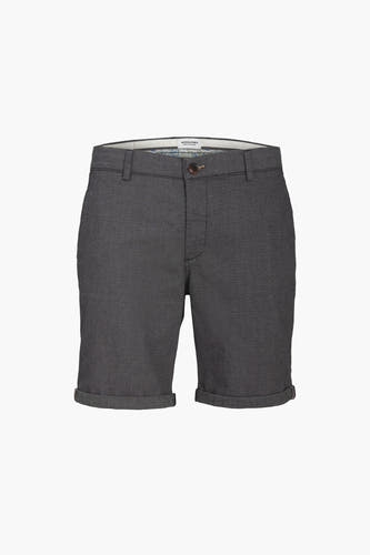 Short gris de JACK & JONES, avec un motif subtil et des poches pliées.