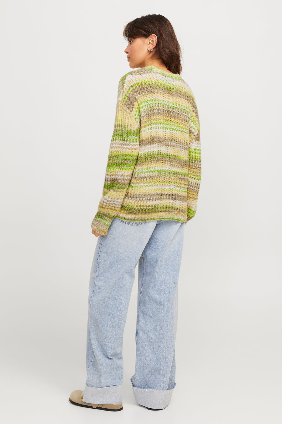 Pull met ronde hals - groen - JJXX