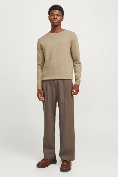 Pull col O Beige - PREMIUM BLUE by JACK & JONES
