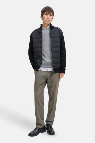 Trui met ronde hals grijs - PREMIUM by JACK & JONES