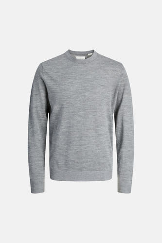 Trui met ronde hals grijs - PREMIUM by JACK & JONES
