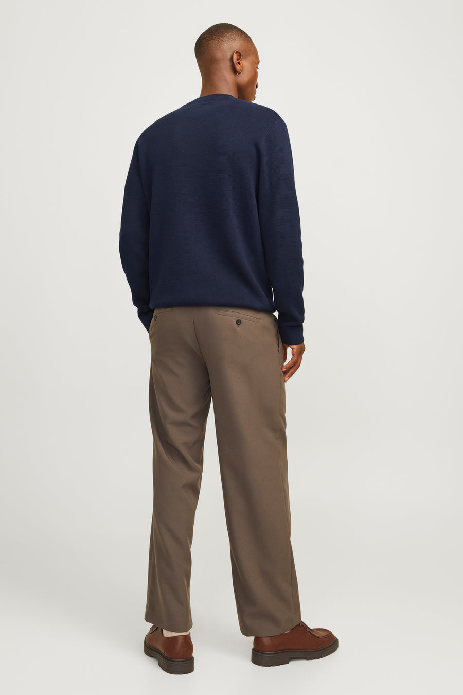 Pull à col rond - bleu - PREMIUM by JACK & JONES