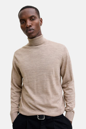 Trui met rolkraag beige - PREMIUM by JACK & JONES