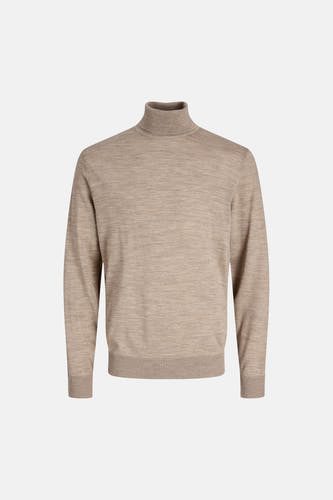 Trui met rolkraag beige - PREMIUM by JACK & JONES