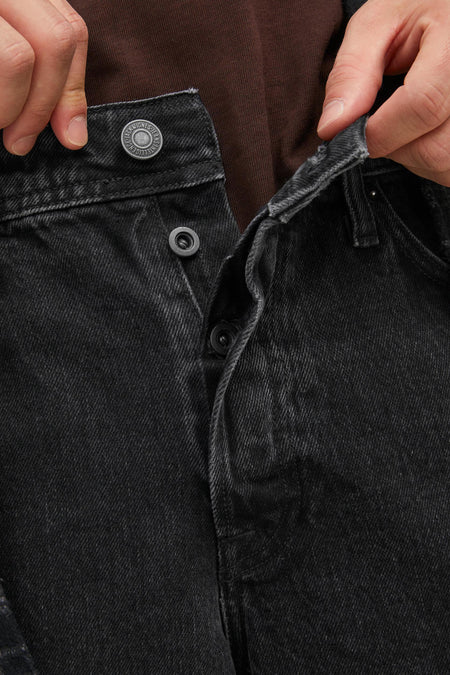 Wide jeans - black denim