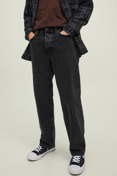 Wide jeans - black denim