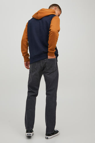 Tapered jeans - dark grey denim