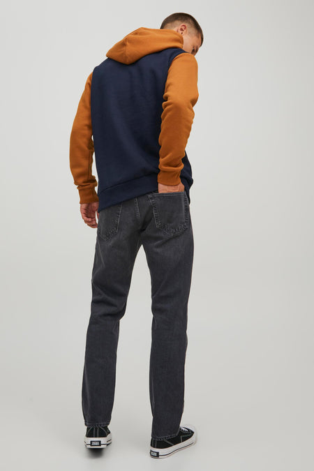 Tapered jeans - dark grey denim