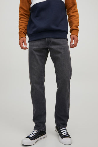 Tapered jeans - dark grey denim