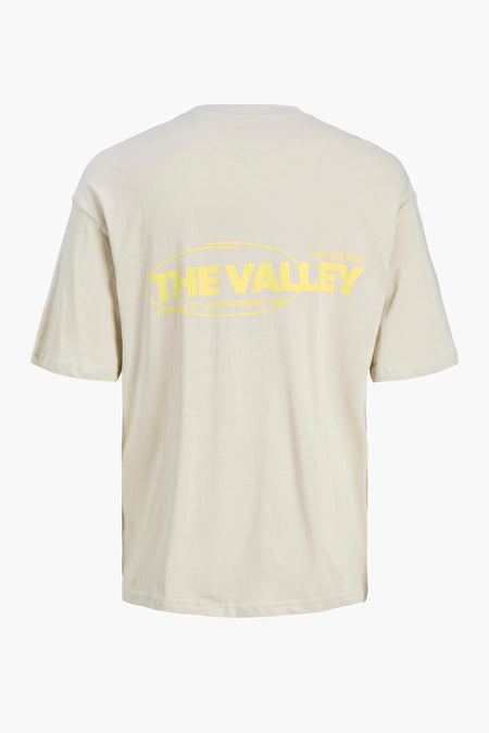 T-shirt (korte mouwen) Geel - ORIGINALS BY JACK & JONES