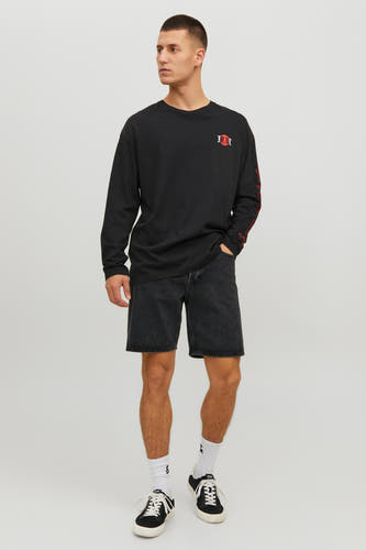 Short - black denim