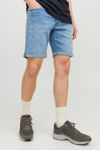 Court - denim bleu moyen