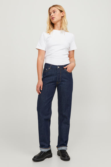 Jean &agrave; coupe droite - bleu