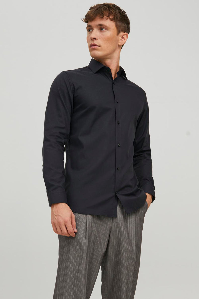 Chemise (manches longues) Noir - PREMIUM by JACK & JONES