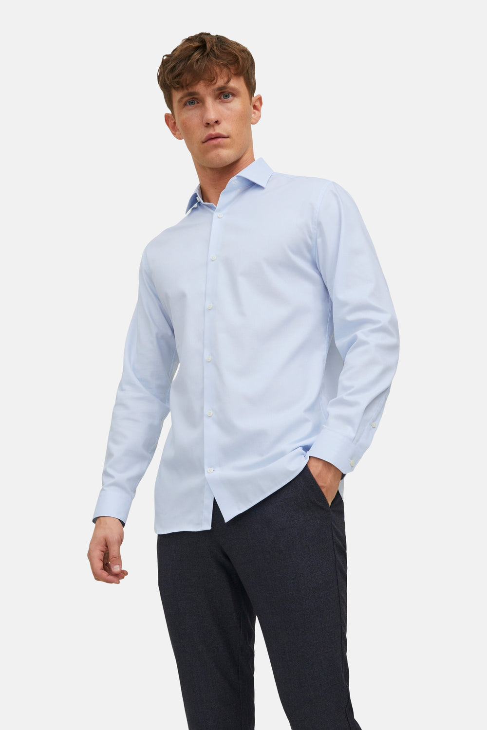 Hemd (lange mouwen) Blauw - PREMIUM by JACK & JONES
