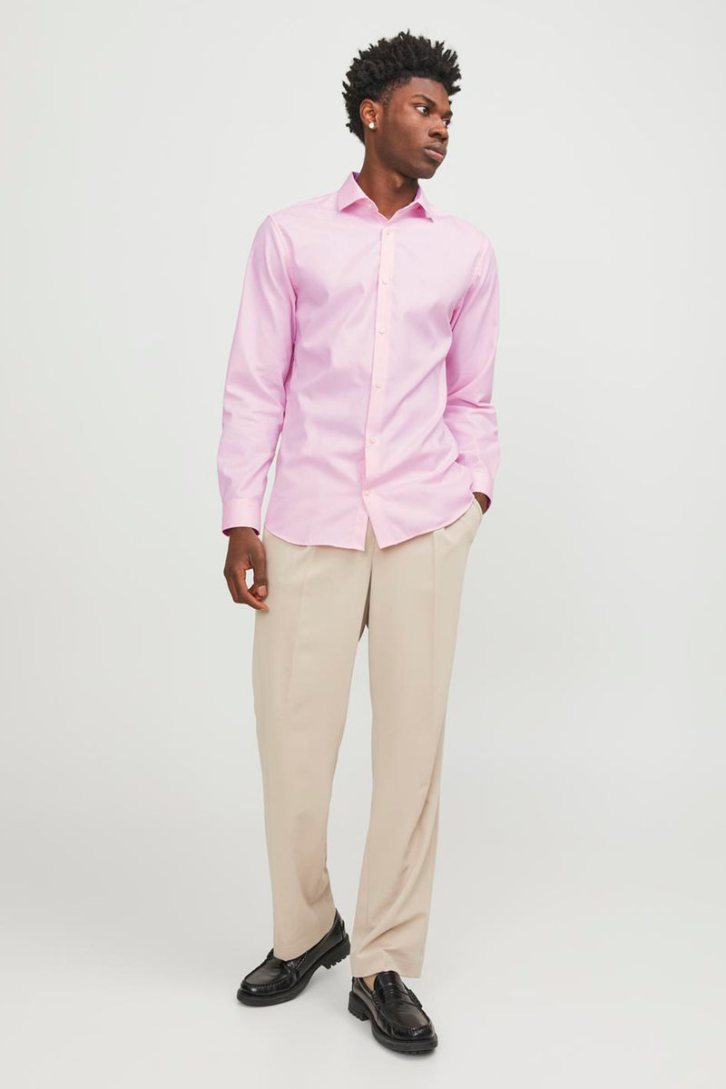 Chemise (manches longues) Rose - PREMIUM by JACK & JONES