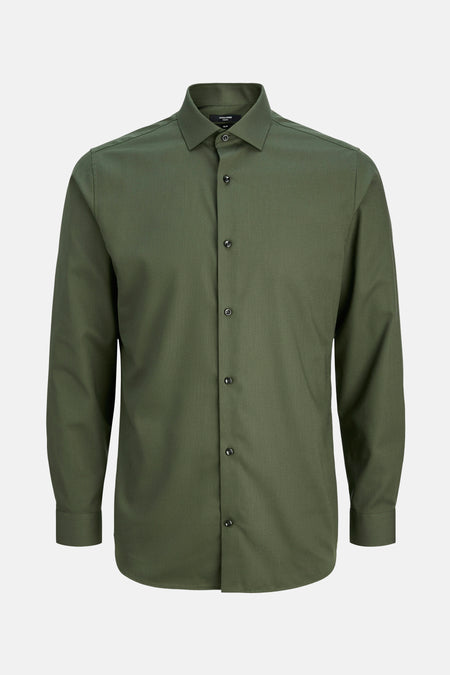 Chemise (manches longues) Vert - PREMIUM by JACK & JONES