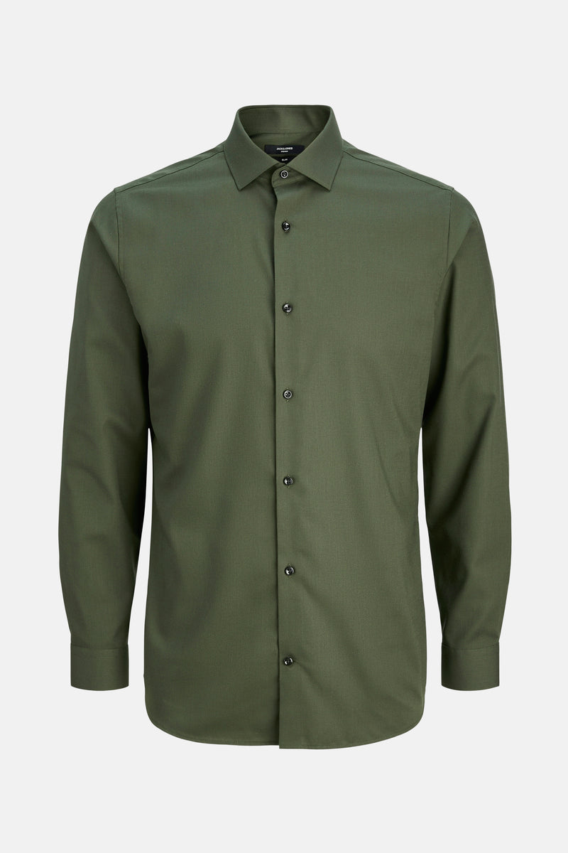 Chemise (manches longues) Vert - PREMIUM by JACK & JONES