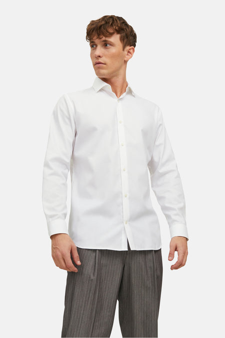 Chemise &agrave; manches longues - blanc