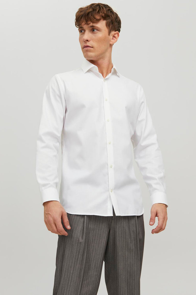 Chemise (manches longues) Blanc - PREMIUM by JACK & JONES