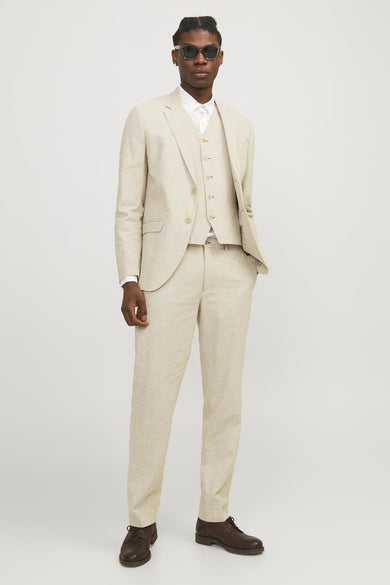 Kostuumbroek Ecru - PREMIUM by JACK & JONES