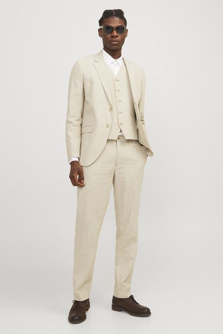 Kostuumbroek Ecru - PREMIUM by JACK & JONES