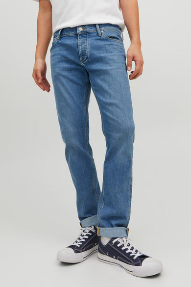 Slim jeans - mid blue denim